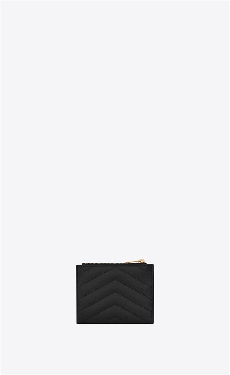 ysl bi-fold wallet in grain|CASSANDRE MATELASSÉ bi.